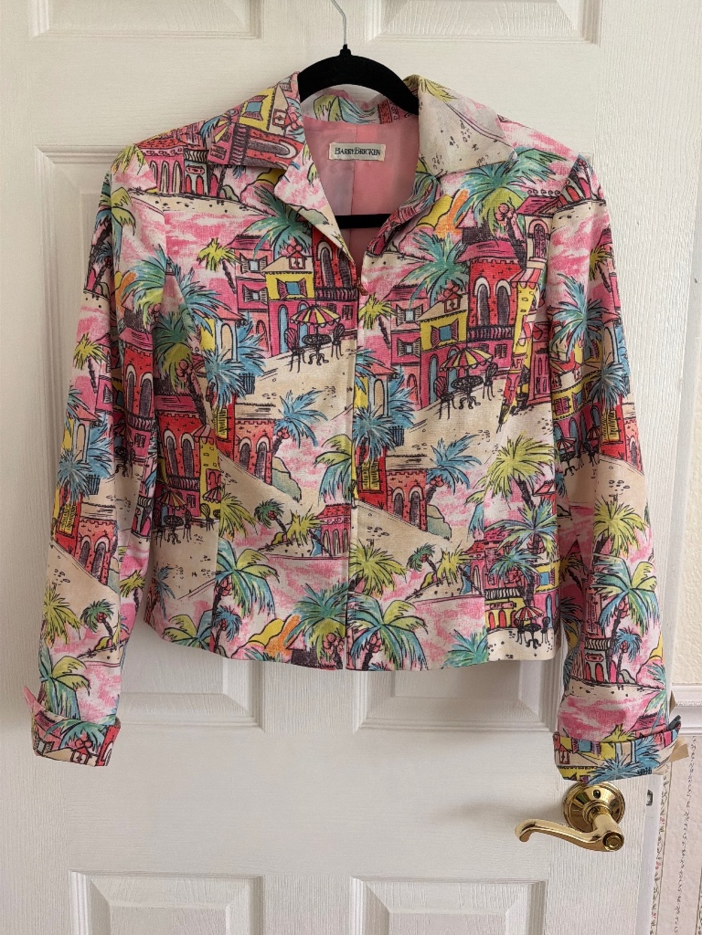 Barry Bricken tropical print jacket